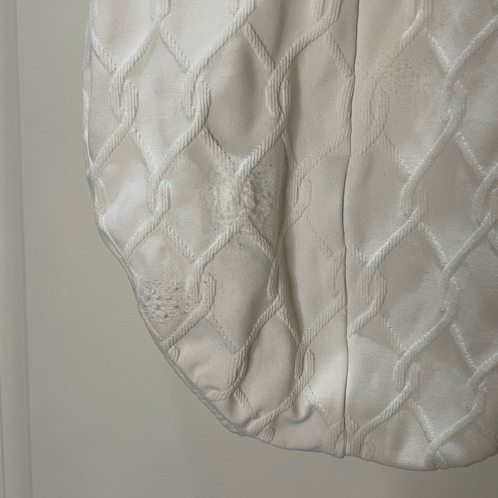Anne Cole Cream Textured One-Piece Swimsuit - Picture 9 of 9
